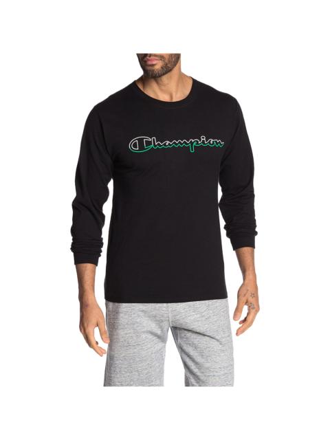 Champion Classic Graphic Long Sleeve Tee "Black" GT78HY08126 003
