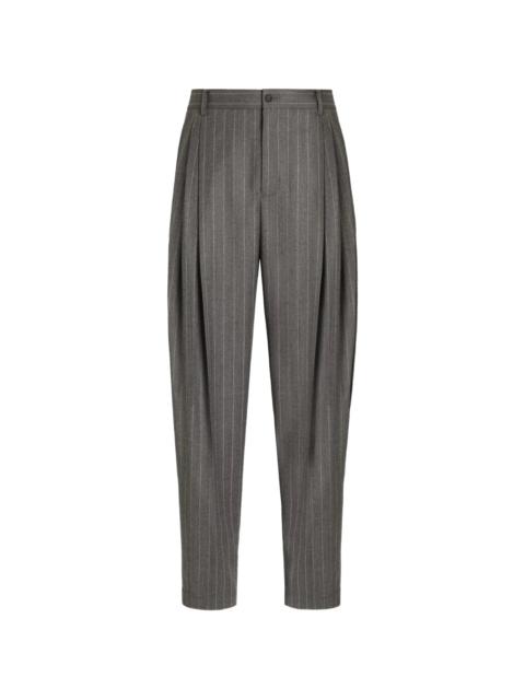 Dolce & Gabbana Dolce & Gabbana Pinstripe Virgin-wool Trousers