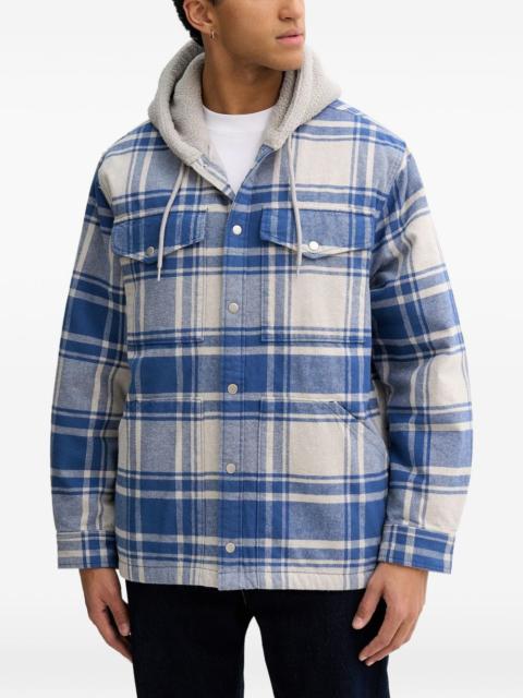 Vans Piedmont Hooded Plaid Shacket jacket