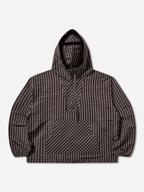 umbro Check Masked Anorak Burgundy