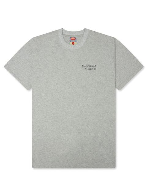 Metalwood Studio CAPTCHA T-SHIRT - HEATHER GREY