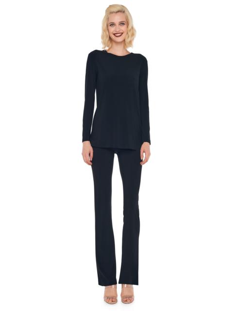 NORMA KAMALI LONG SLEEVE CREW TOP