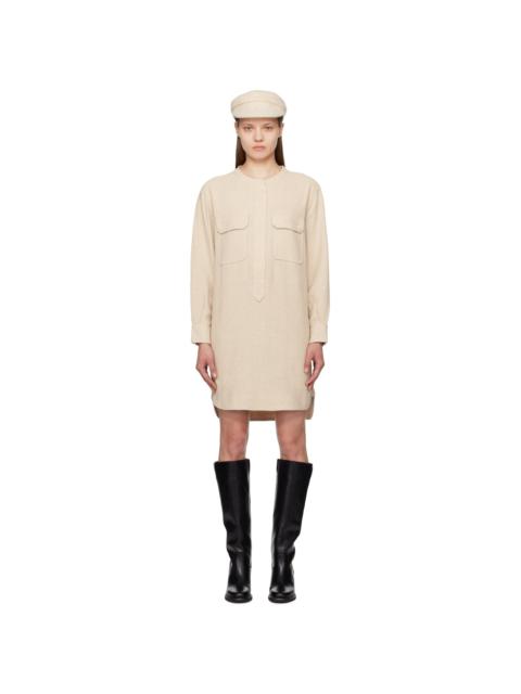 Isabel Marant Étoile Beige Venoya Minidress