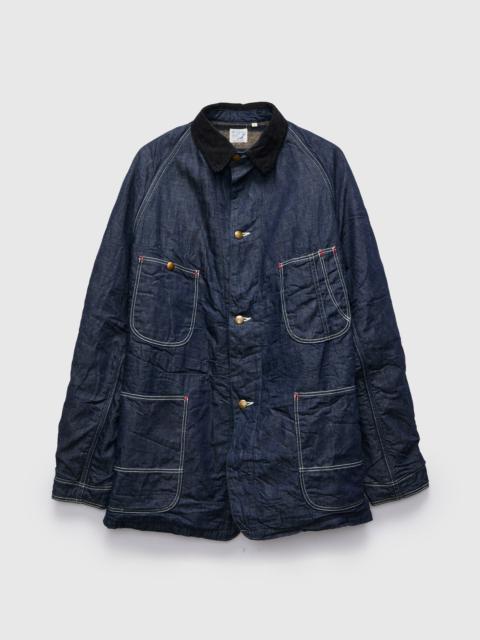 orSlow Relaxed Fit Denim Coverall in Indigo
