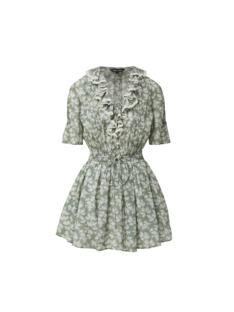 VERONICA BEARD GALLAGHER FLORAL MINI DRESS