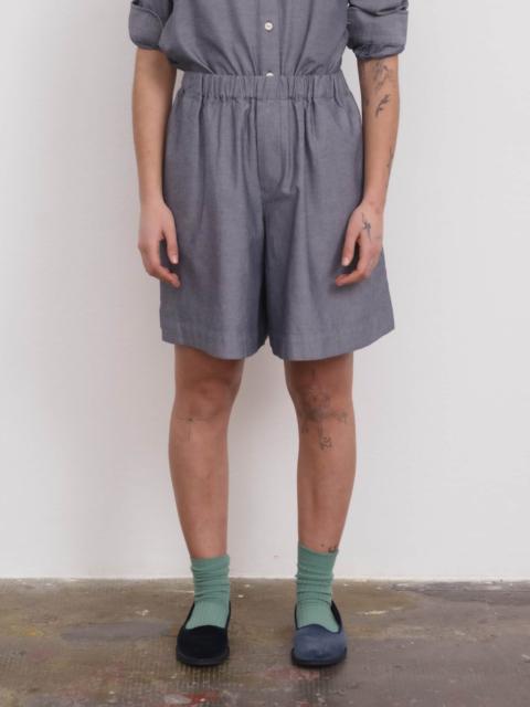 BASERANGE Claude Shorts - Organic Cotton Poplin