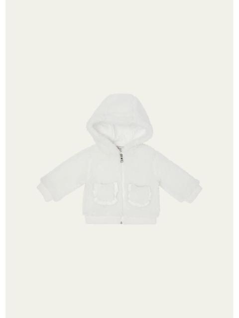 Moncler Boy's Fleece Zip-Front Pocketed Cardigan
