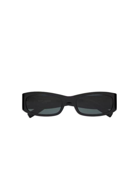 SAINT LAURENT SL M152 logo-plaque rectangle sunglasses