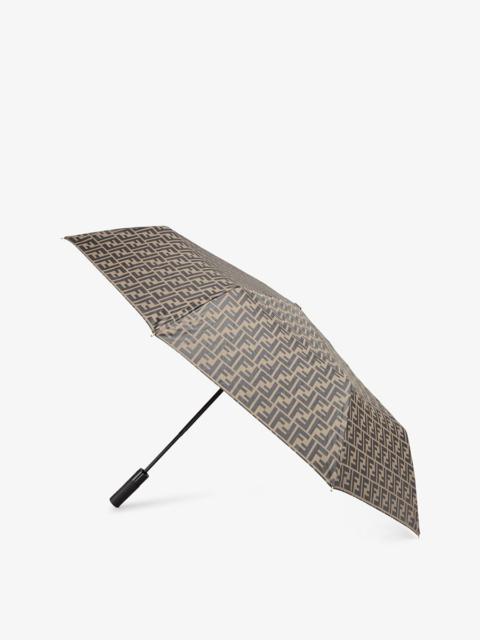 FENDI Brown tech fabric umbrella