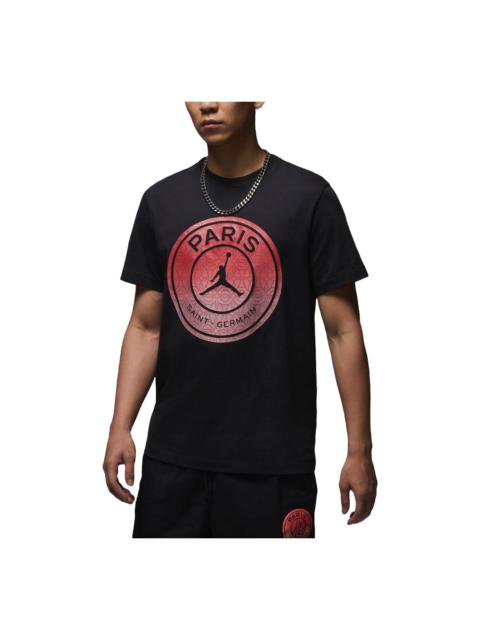 Jordan Air Jordan Paris Saint-Germain Graphic T-shirt Asia Sizing 'Off Noir' FV7729-045