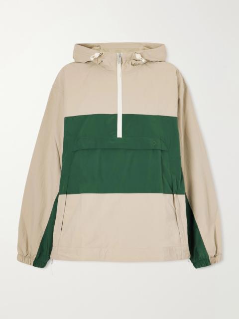 On Hooded Color-block Recycled Shell Jacket