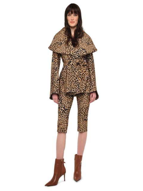 NORMA KAMALI SHAWL COLLAR PEPLUM JACKET