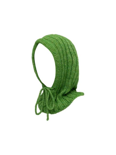ESSENTIEL ANTWERP ribbed-knit balaclava hat