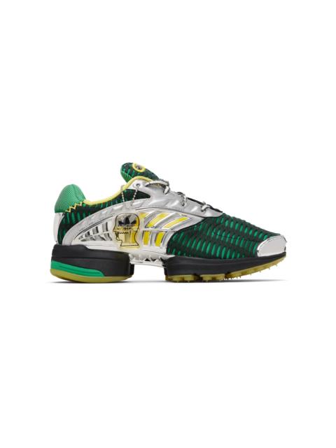 adidas Originals Green & Silver Brain Dead Edition Climacool 2 Sneakers