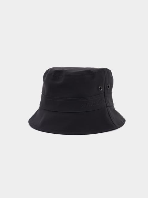 Stutterheim Beckholmen Matte Bucket Hat Black