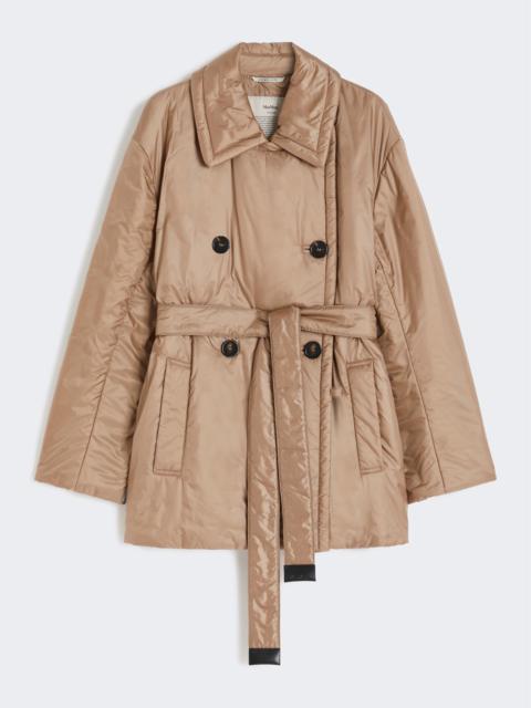 Max Mara CALLA Short water-repellent cotton trench coat