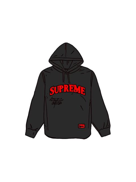 Supreme Mesh Hooded L/S Baseball Jersey Black
