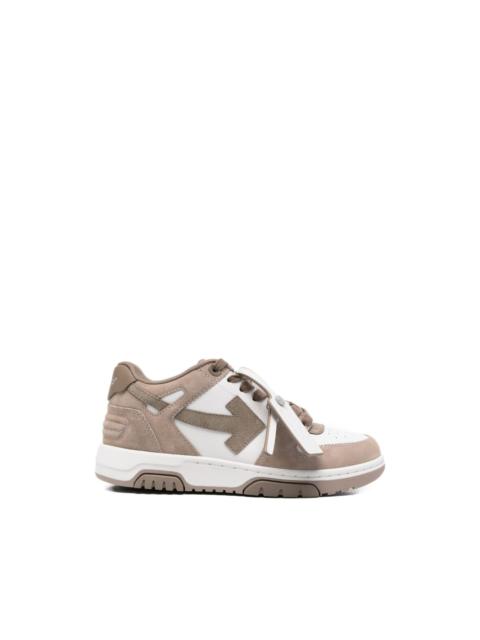 Off-White arrow suede sneakers