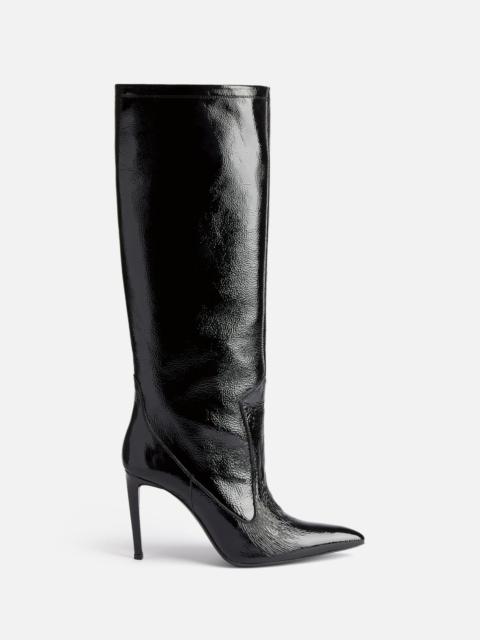 AMI Paris High-Top Boots 9 Cm Heel
