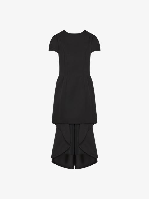 Givenchy ASYMMETRIC DRESS IN SATIN WITH CRYSTALS