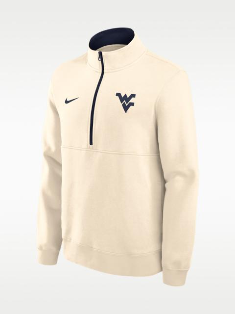Nike West Virginia Primetime Primary Logo Men's Nike College 1/2-Zip Crew