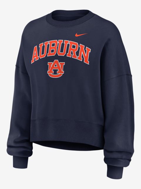 Nike Auburn Phoenix Arch Women's Nike College Pullover Crew