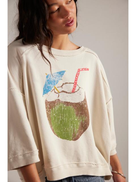 FREE PEOPLE We The Free Everything Printed Pullover