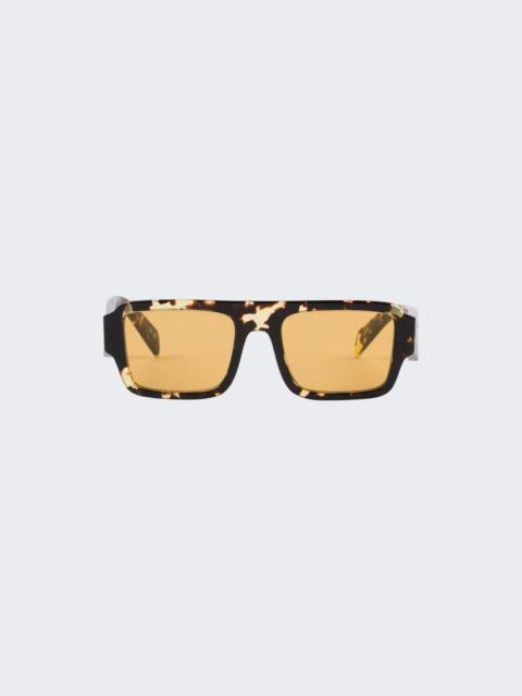 Oversized Rectangular Sunglasses Brown