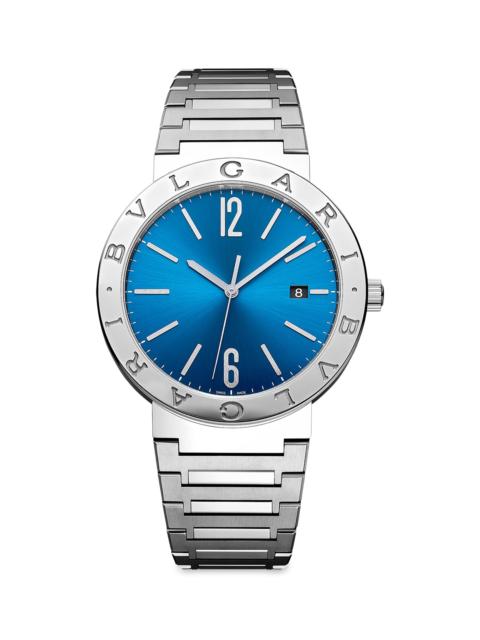 BVLGARI Men's Stainless Steel Bracelet Watch - Steel