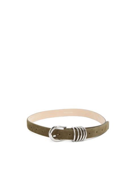 DÉHANCHE Hollyhock suede belt