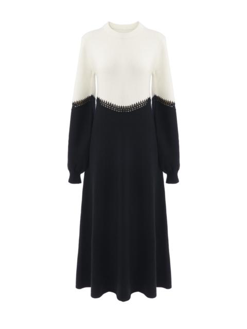 Chloé BALLOON-SLEEVE LONG DRESS