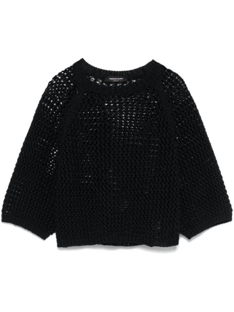 FABIANA FILIPPI open-knit T-shirt