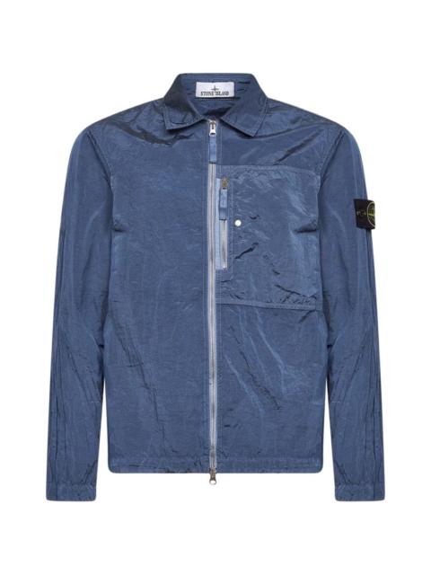 Stone Island badge pocket shirt