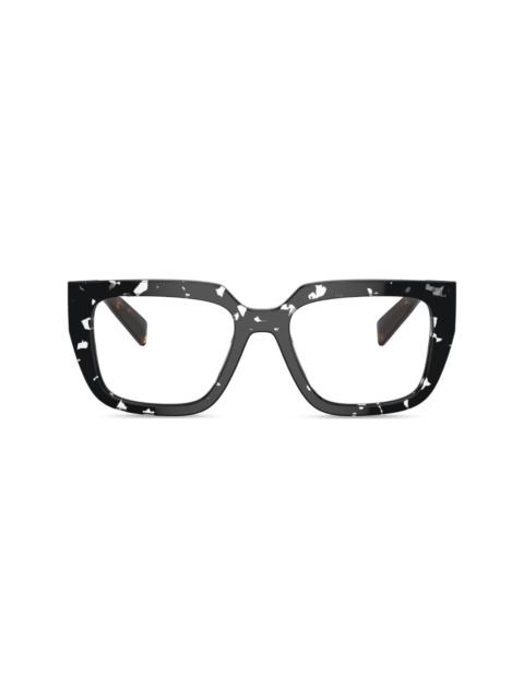 Prada tortoiseshell cat-eye frame glasses