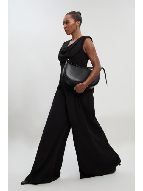 KAREN MILLEN Plus Size Tailored Drape Wide Leg Jumpsuit