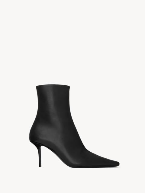 SAINT LAURENT ASHLEY BOOTIES IN SMOOTH LEATHER