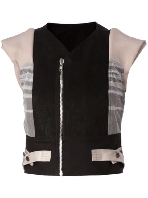 Rick Owens cropped gilet