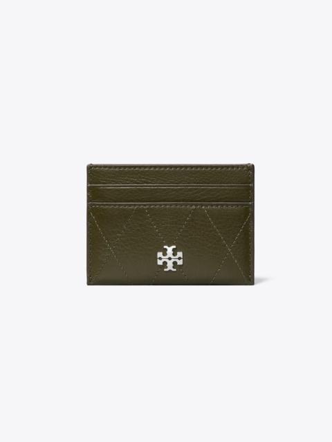 TORY BURCH Charlie Quilted Card Case