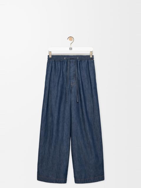Loewe Drawstring trousers in cotton