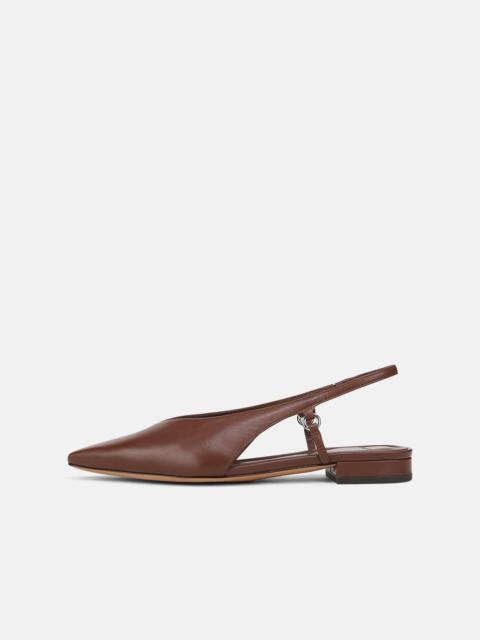 Vince Ines Leather Slingback Flat