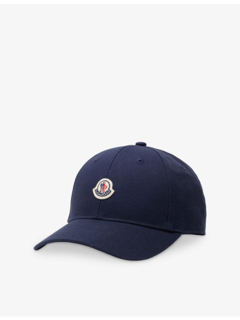 Moncler Embroidered-Logo Cotton Baseball Cap