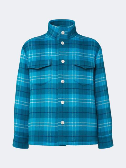 UMITBENAN St. Moritz plaid cashmere overshirt