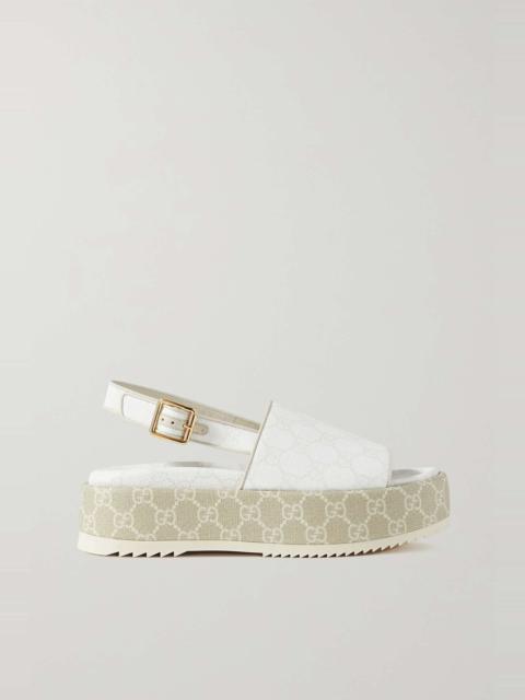 GUCCI 여성 플랫폼 GG 샌들
