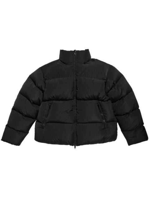BALENCIAGA logo-print puffer jacket