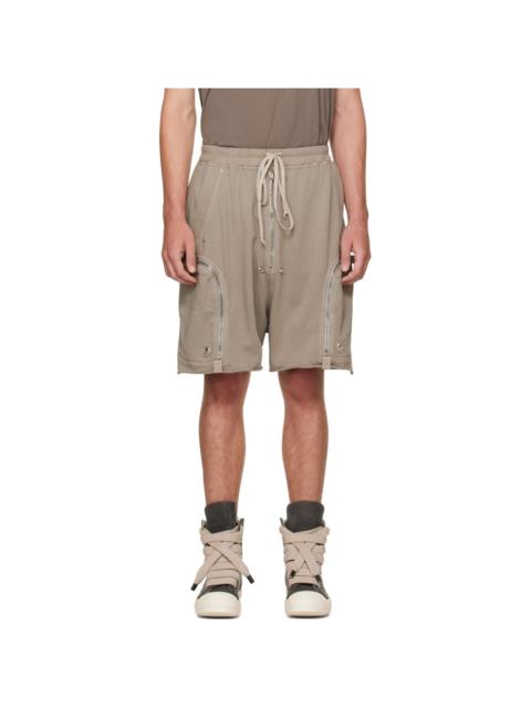 Rick Owens DRKSHDW Gray Tower Bauhaus Shorts