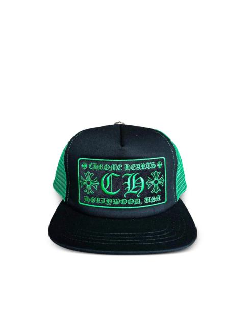 Chrome Hearts logo-patch mesh-panel trucker hat