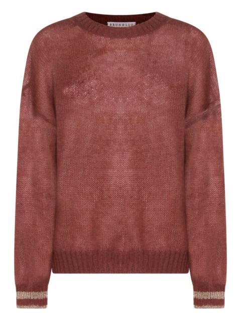 Brunello Cucinelli striped cuff knitwear