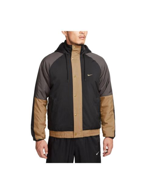 Nike Nike Basketball DNA ColourBlock Jacket 'Black Brown' DQ6199-010