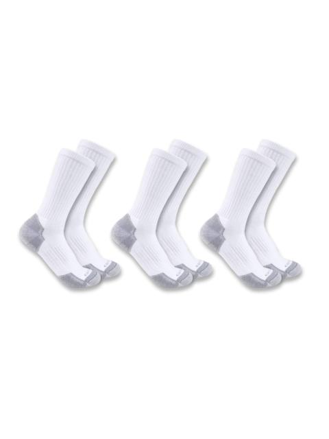 Carhartt Midweight Cotton Blend Crew Sock 3-Pack