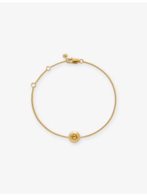 MONICA VINADER November Birthstone 18ct Gold Vermeil-Plated Sterling Silver and Citrine Bracelet